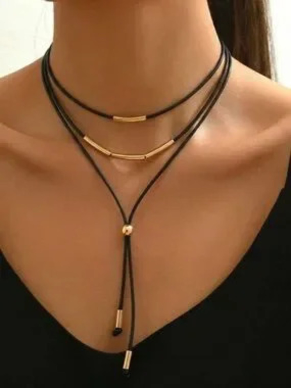 Boho layered necklace N2443